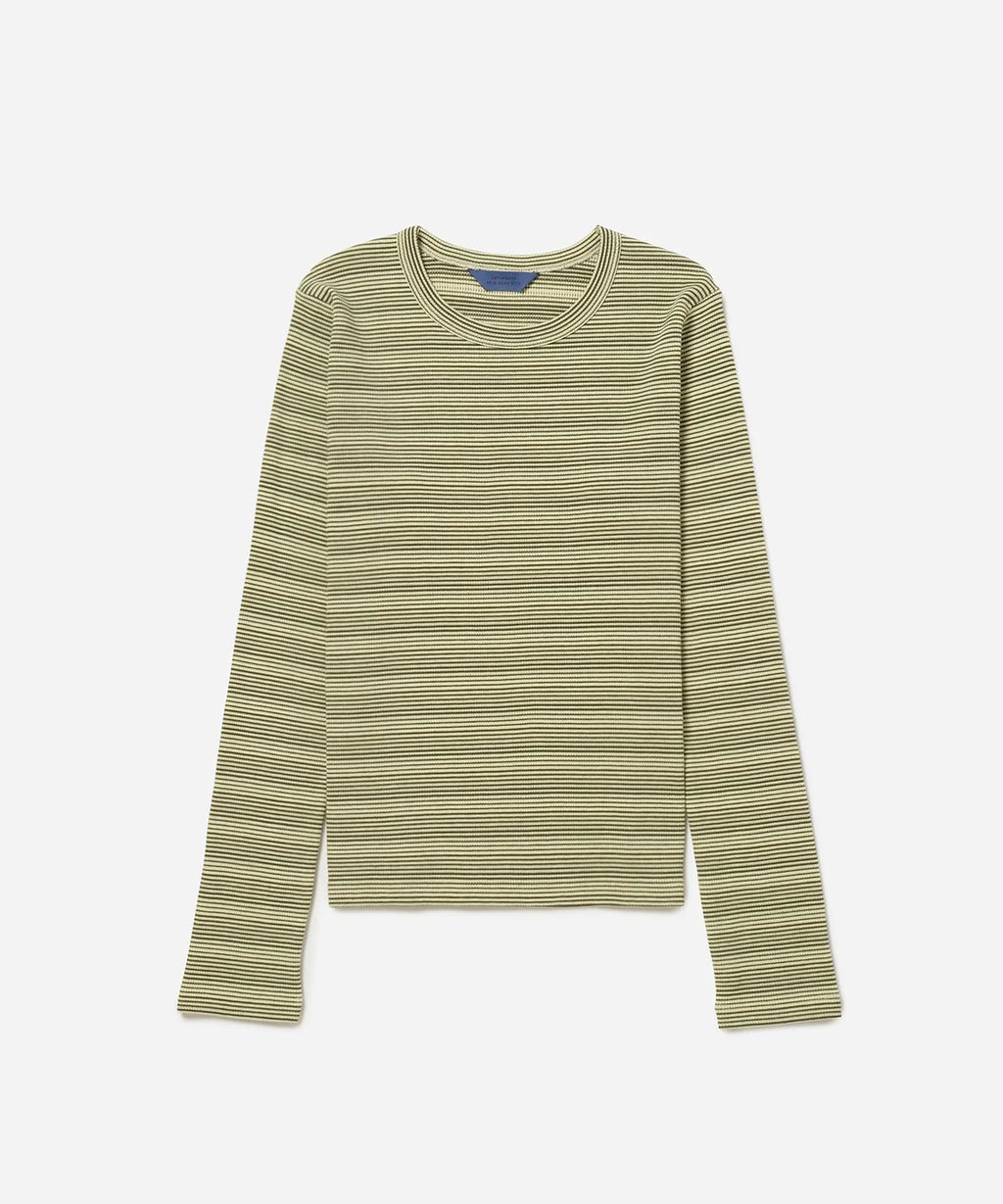Striped Waffle LS Tee French Vanilla